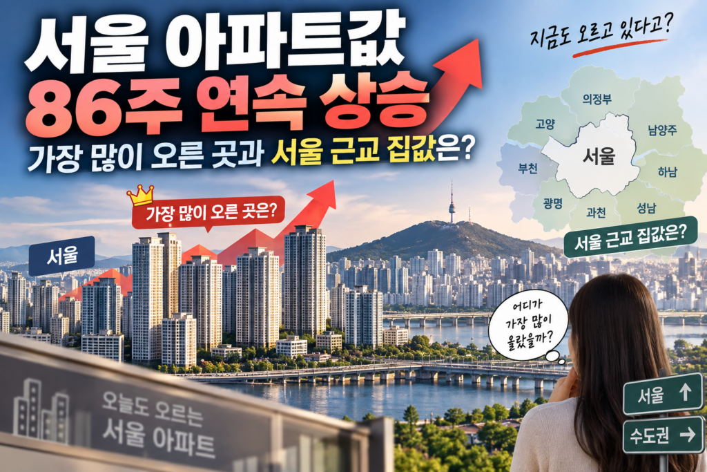 서울 집갑 상승